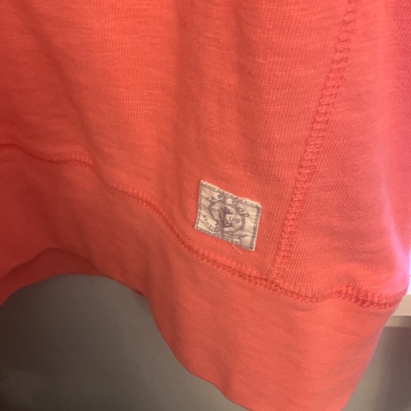 - CUFFY'S CAPE COD CREW NECK SWEATSHIRT M coral oversized - Picture 3 of 4